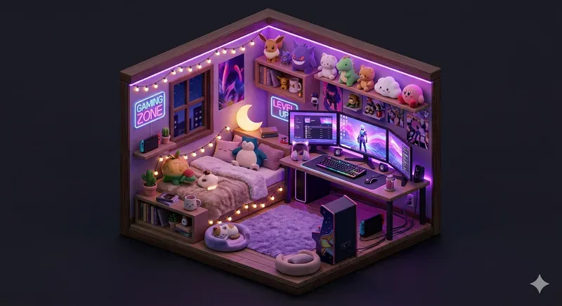 Premium Cozy Isometric 3D Rooms