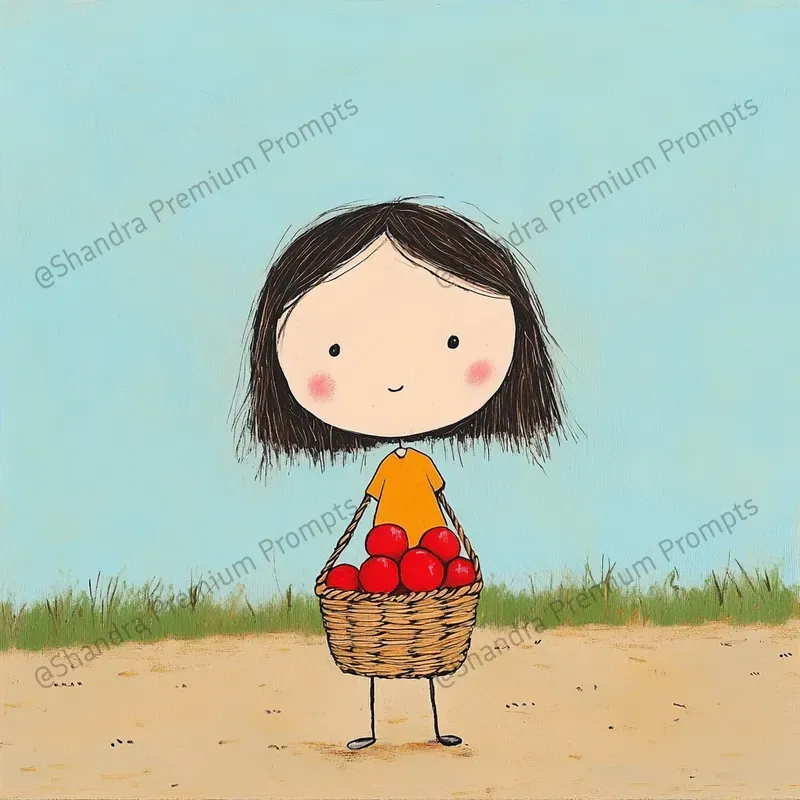 Stick Figures Childrens Illustrations