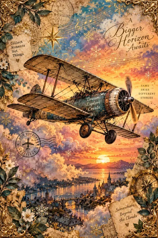 Vintage Whimsical Junk Journal Art