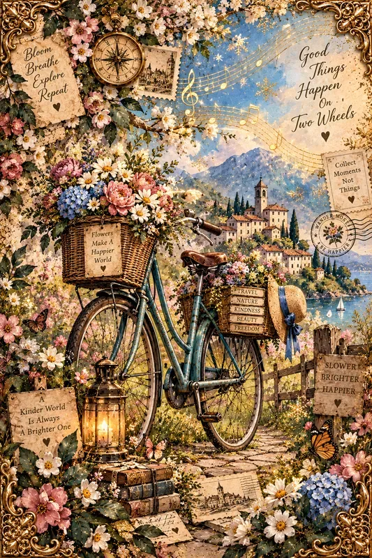 Vintage Whimsical Junk Journal Art