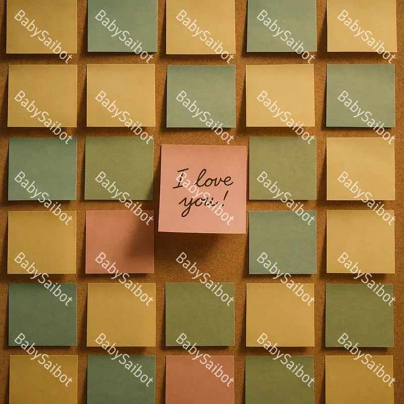 11 Vintage Sticky Notes