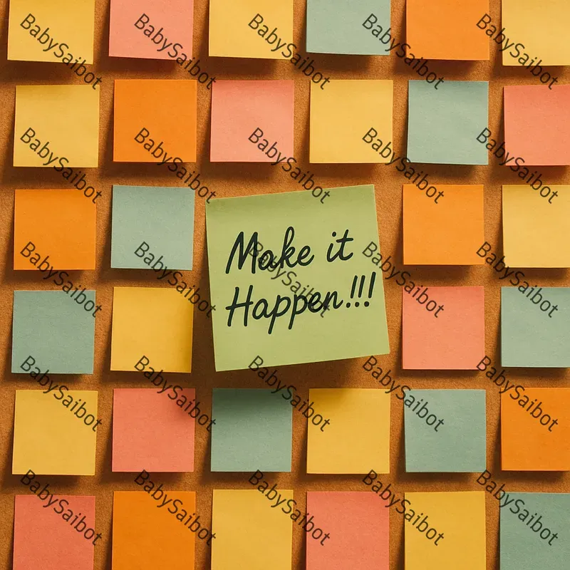 11 Vintage Sticky Notes