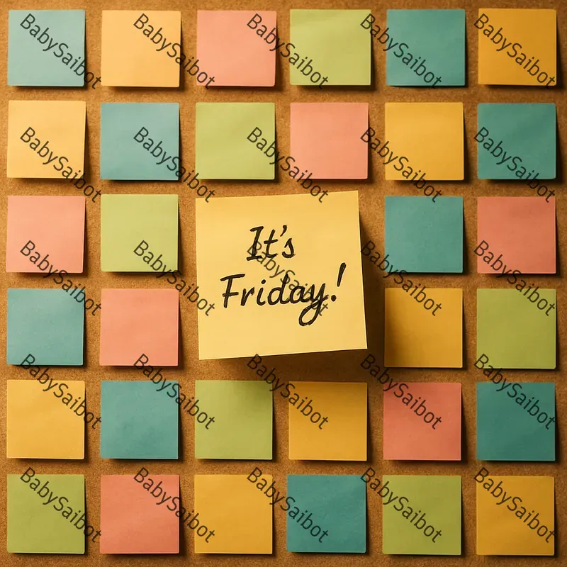 11 Vintage Sticky Notes