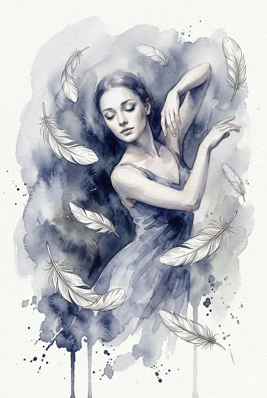 Ethereal Watercolor Nature Portraits