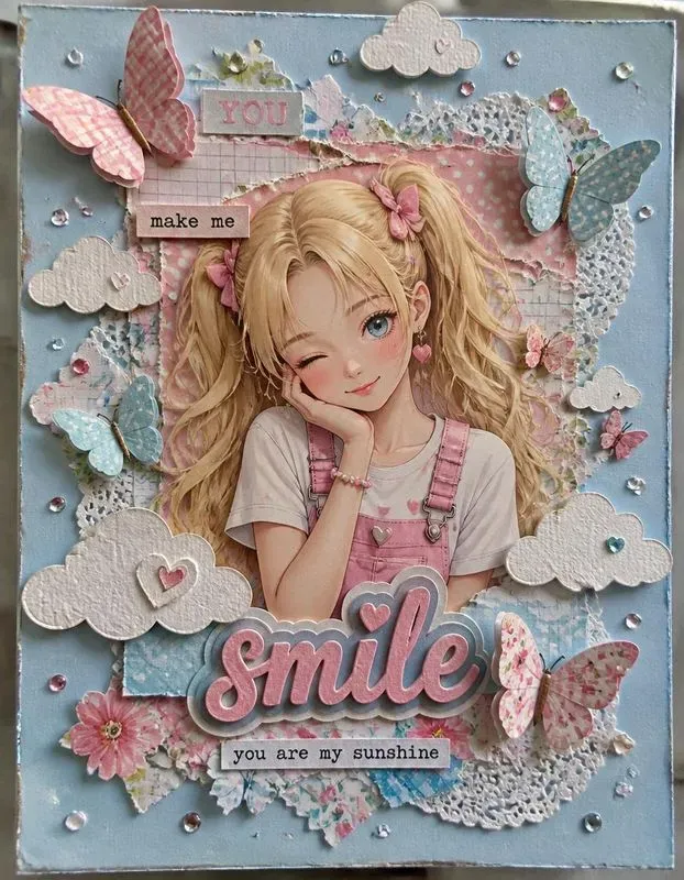 Kawaii 3D Anime Scrapbook Portraits
