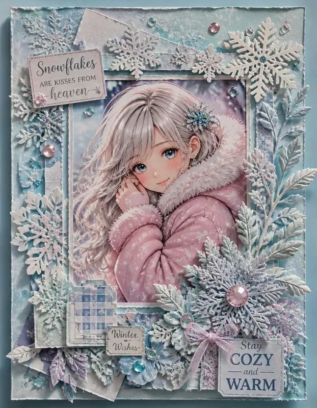 Kawaii 3D Anime Scrapbook Portraits