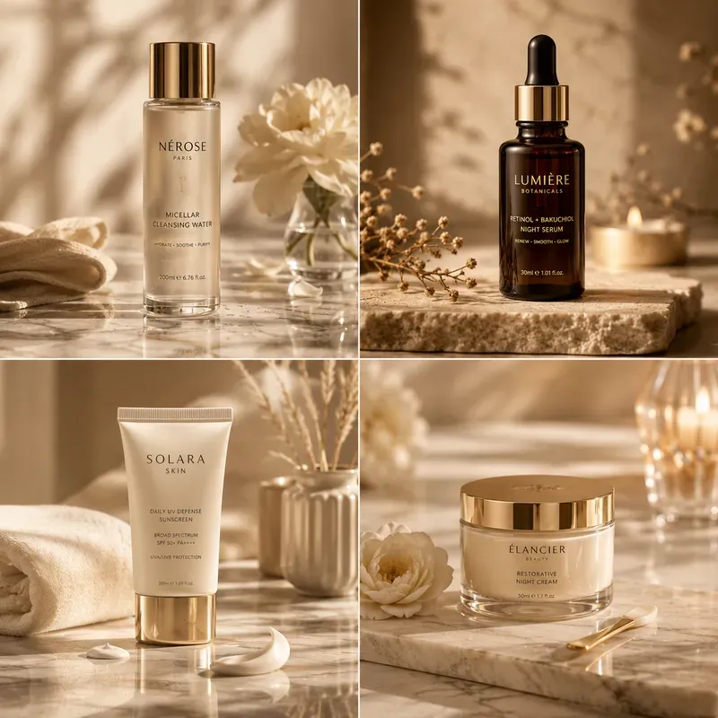 Luxury Skincare Product Photography