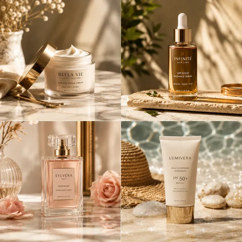 Luxury Skincare Product Photography