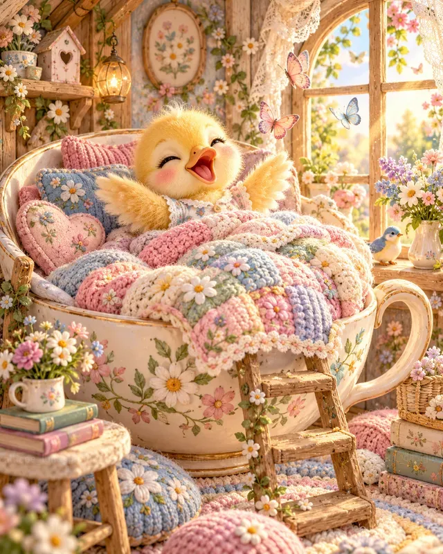Pastel Morning Wakeup Animals