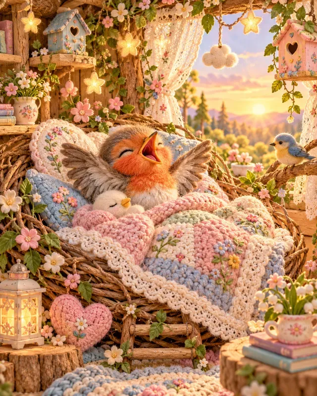 Pastel Morning Wakeup Animals