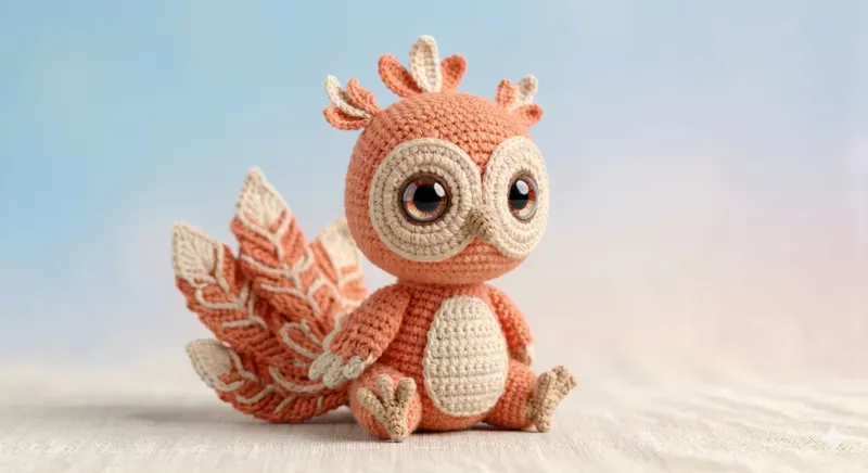 Cozy 3D Crochet Fantasy Baby Creatures
