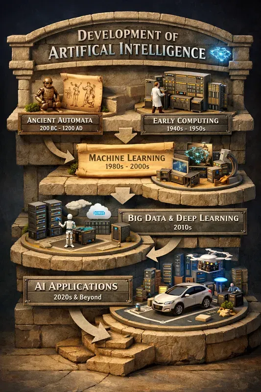 Isometric History Infographic Timelines