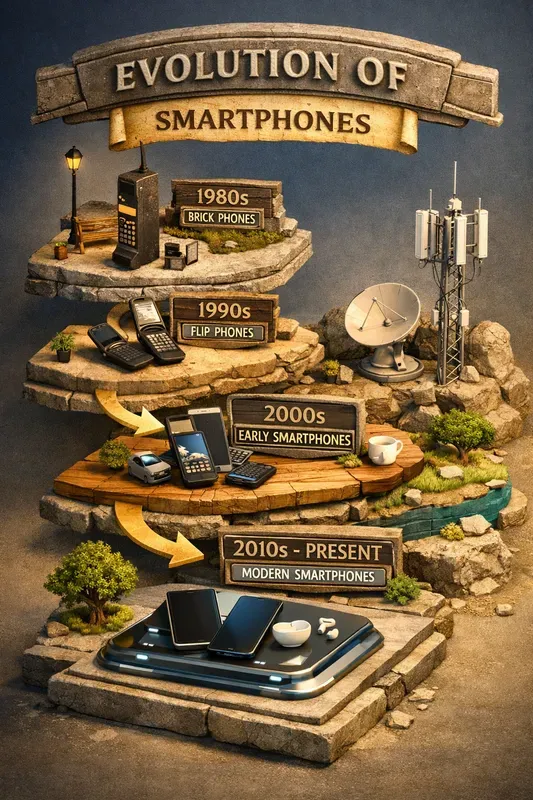 Isometric History Infographic Timelines