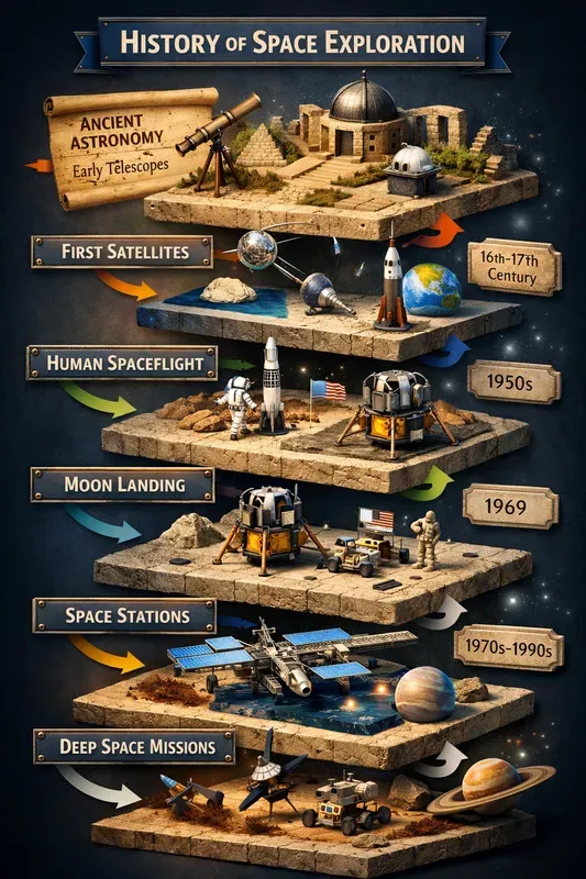 Isometric History Infographic Timelines