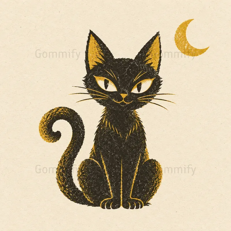 Retro Riso Halloween Prints