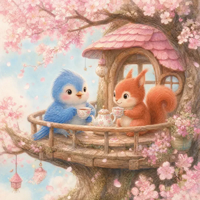 Pastelstyle Childrens Illustrations