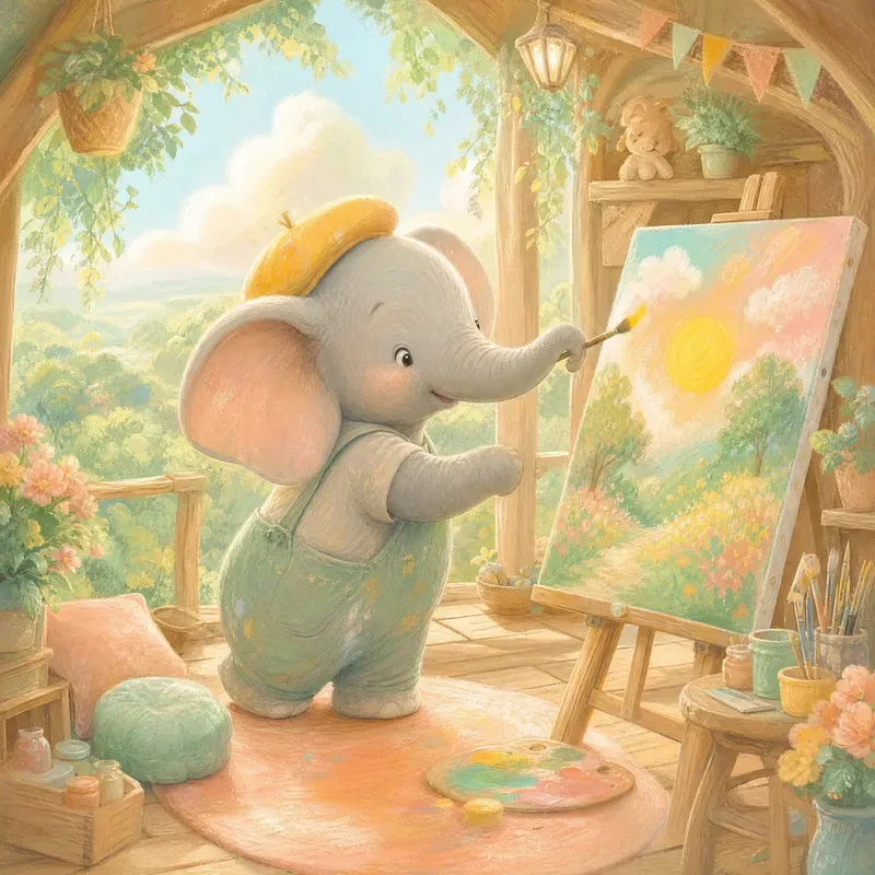 Pastelstyle Childrens Illustrations