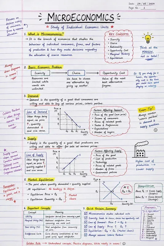 Handwritten Study Notes Generator