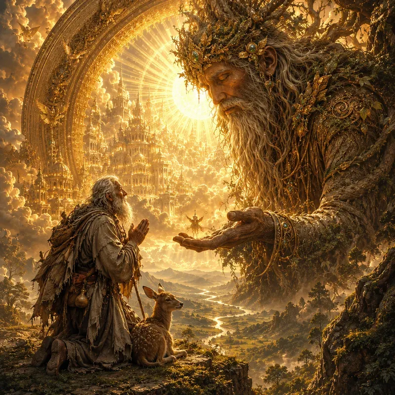 Golden Deity Blessings
