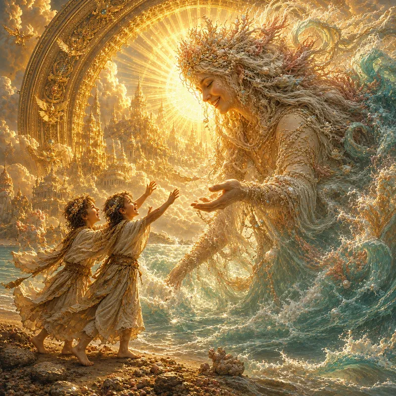 Golden Deity Blessings