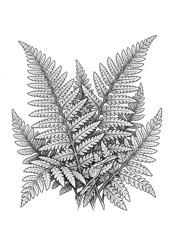 Vintage Etching Coloring Book Pages