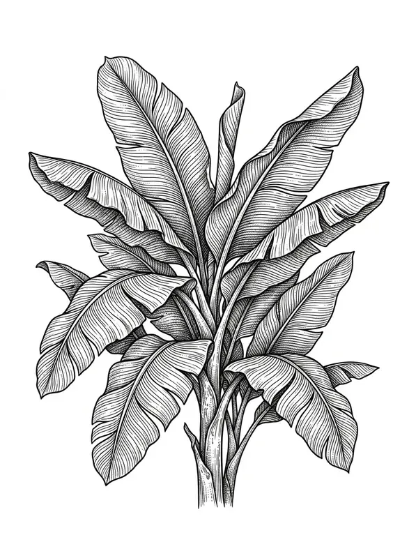 Vintage Etching Coloring Book Pages