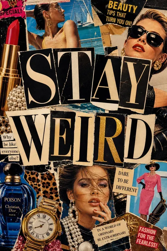 Vintage Magazine Ransom Posters