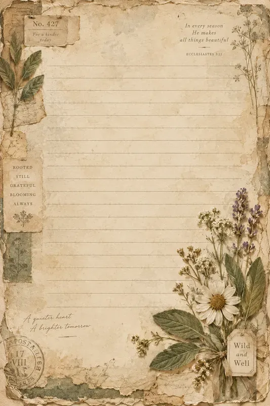 Botanical Junk Journal Studios