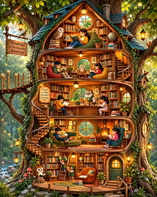 Whimsical Cutaway Building Makers