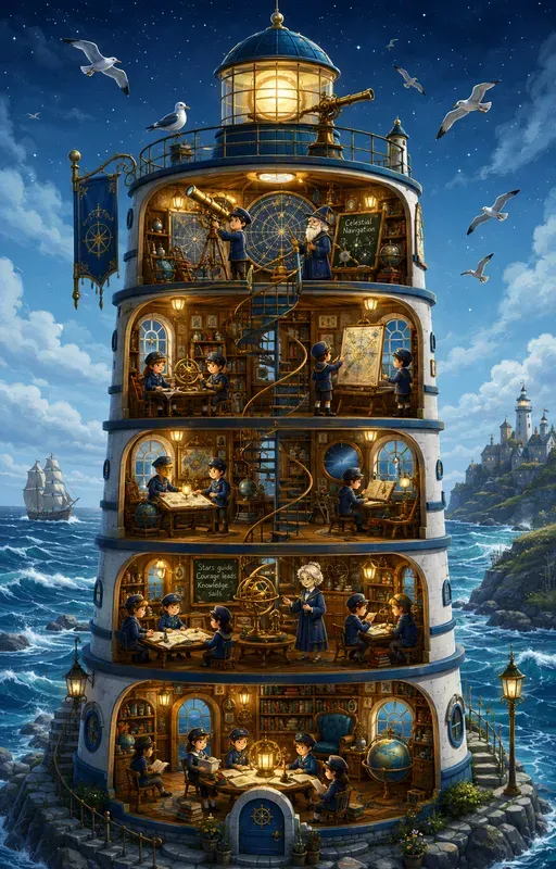 Whimsical Cutaway Building Makers