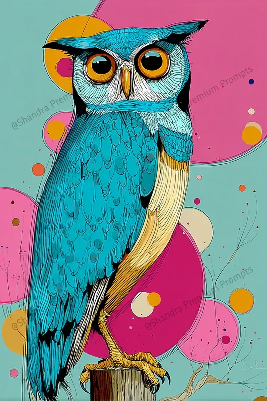Colorful Doodle Illustrations For Tshirts