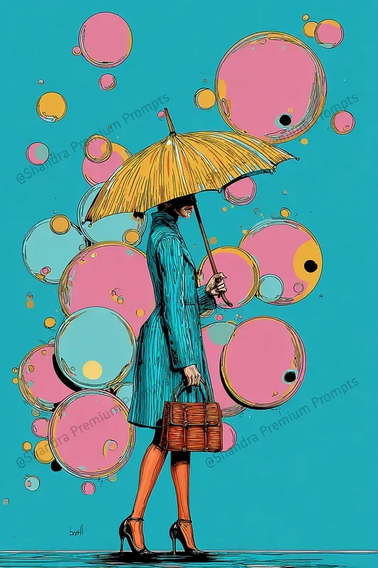 Colorful Doodle Illustrations For Tshirts