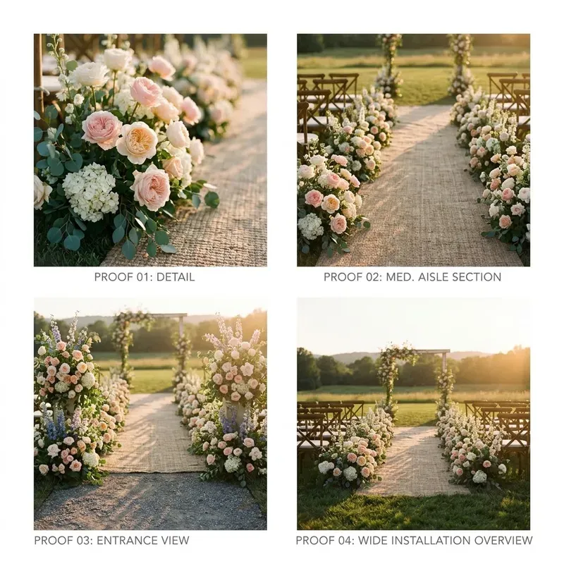 Aisle Floral Proofs