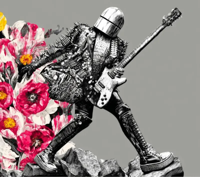 Ethereal Pink Stone Melancholy Art