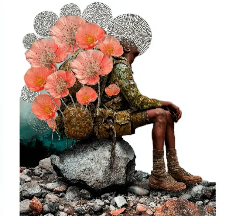 Ethereal Pink Stone Melancholy Art