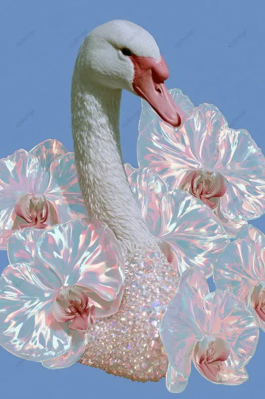 Iridescent Liquid Glass Editorials