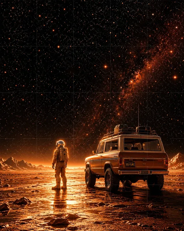 Cosmic Spacedesert Roadtrips
