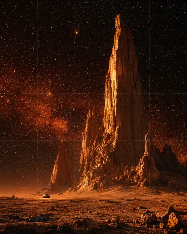 Cosmic Spacedesert Roadtrips