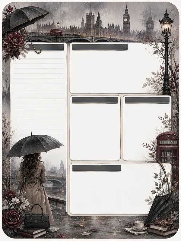 Editorial Planner Collages