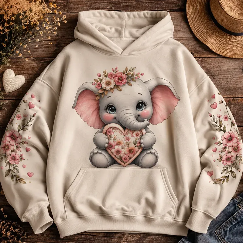 Cute Paw Print Hoodie Designs