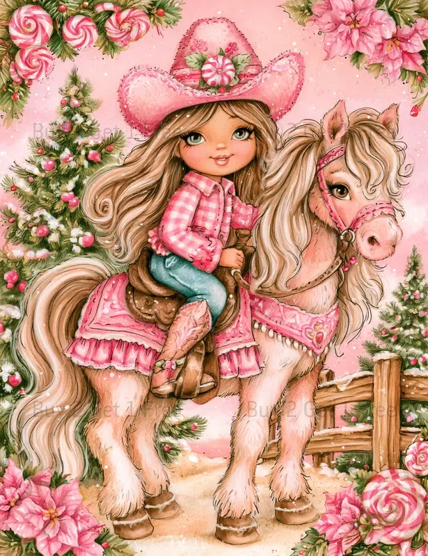 Cowgirl Christmas Junk Journals