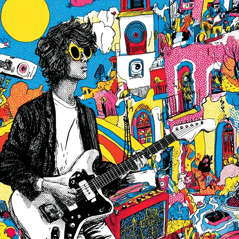 Pop Comic Poster Illustrations