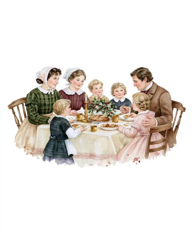 Victorian Era Life Style Cliparts