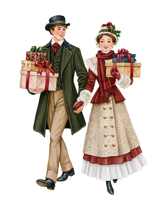 Victorian Era Life Style Cliparts