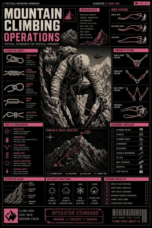 Tactical Operator Handbook Posters