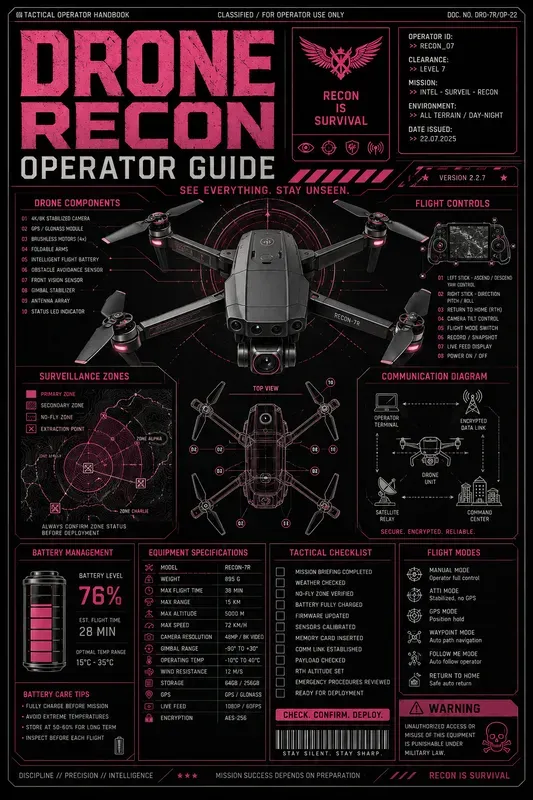 Tactical Operator Handbook Posters