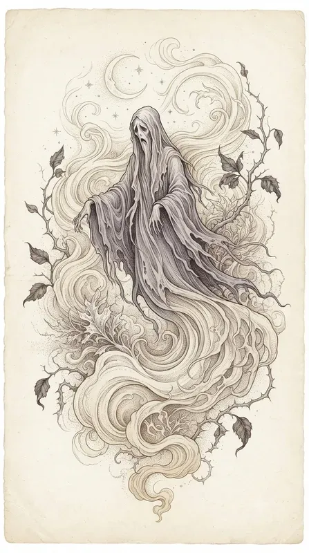 Victorian Gothic Halloween Cliparts