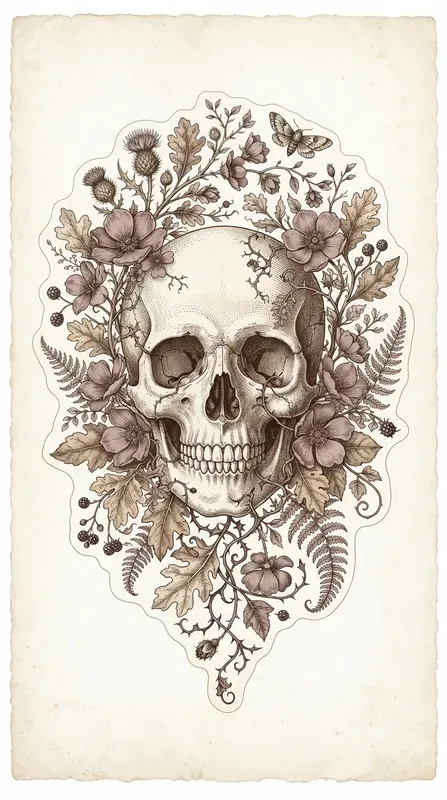 Victorian Gothic Halloween Cliparts