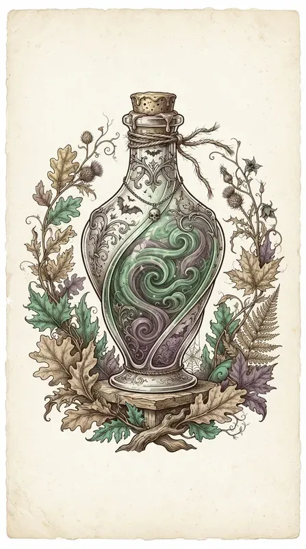 Victorian Gothic Halloween Cliparts
