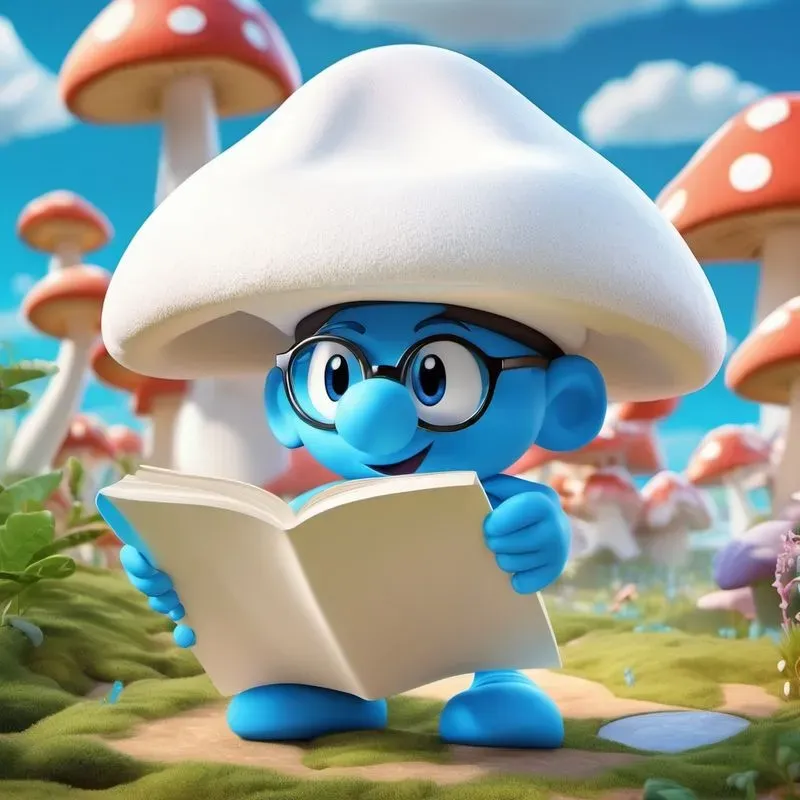 Smurf Village 3D Illustrations